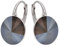 Rivoli Ohrringe Österreichische Zirkonia 925 Silber - Schmuck für Frauen und Mädchen - Hängeohrringe Ideal für Geschenke für Frauen (Grey)