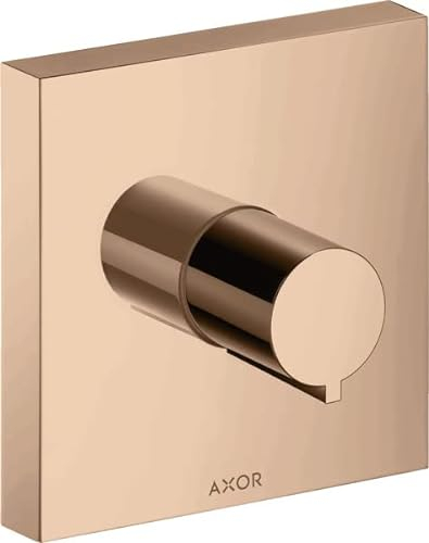 hansgrohe AXOR Starck Fertigset Absperrventil Square Unterputz DN15 / DN20, 10972300, Farbe: Polished Red Gold