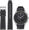 BONACE Bracelet pour Omega x Swatch,Courbe Sans Soudure Silicone Bracelet pour Swatch Omega Moonswatch Speedmaster Remplacement de Montre 20mm
