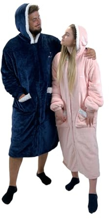 APOLLINER:Coperta indossabile, Felpa con Cappuccio da Donna,Unisex, Super Morbida, Calda e Accogliente, Regalo per Donne, Ragazze, Adulti, Uomini, Ragazzi e Amici