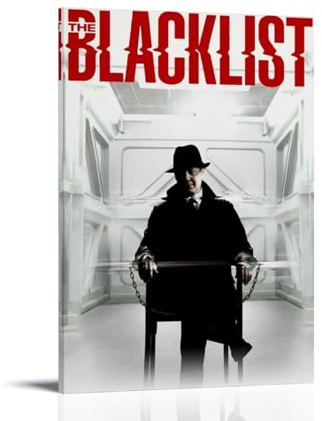 UMCHU The Blacklist -tv Poster Dekorative Malerei Leinwand Wandkunst Wohnzimmer Poster Schlafzimmer Malerei,Wandkunst Bilddruck Moderne Familienzimmer Dekor 24x36inch(60x90cm)