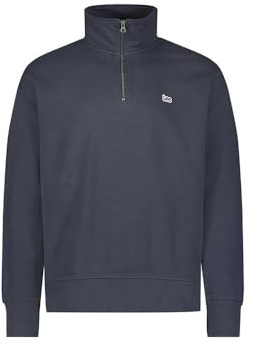 Lee - Sweatshirt Herren - Relaxed Fit - Half Zip SWS - Dunkelgrau Gedeckt
