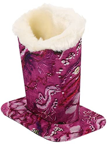 WRITWAA Brillenhalter Aus Plüsch Mit Offener Aufbewahrung Modischer Eyeglass Holder Eleganter Und Praktischer Brillenständer Für Schreibtisch Wohnzimmer Und Büro Langlebig Und Stilvoll