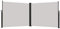 FIVMEN Toldo Lateral Retráctil 200 x 600 cm Protección Visual para Balcón Pared Lateral Pantalla de Privacidad Protector Solar a Prueba de Viento para Balcón Terraza Jardín, Gris