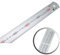 Shinwa 13048 Lineal aus Edelstahl 100 cm - mit 0,5mm Skala - Stahllineal Metalllineal