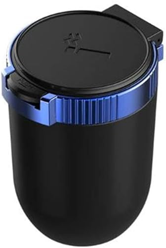 ANYANH Tragbare Auto Aschenbecher für Opel Corsa D 2006-2014, Aschenbecher Auto mit Deckel Auto Zigarettenanzünder Material windsicher