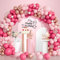 Palloncini Rosa Colorati, Arco di Palloncini, Cornice per Arco di Palloncini 175pcs, Palloncini Colorati Misti, Palloncini Compleanno, Fidanzamento,Kit Palloncini Festa, Allestimento Matrimonio