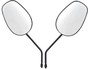 Lenkerendenspiegel Für Jawa Für 350 Motorrad Rückspiegel Universal Roller Seitenspiegel Motorrad Spiegel