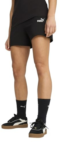 PUMA Women's Ess Small No. 1 Logo 5'' High-Waist Shorts Tr Knitted Shorts