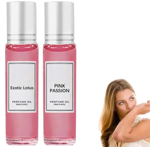 Generisch Pheromon Parfüm Frauen, Roll-On, Enhanced Scents, Release Einzigartiger Charme, Pheromone Damendüfte (Rose+Lily)