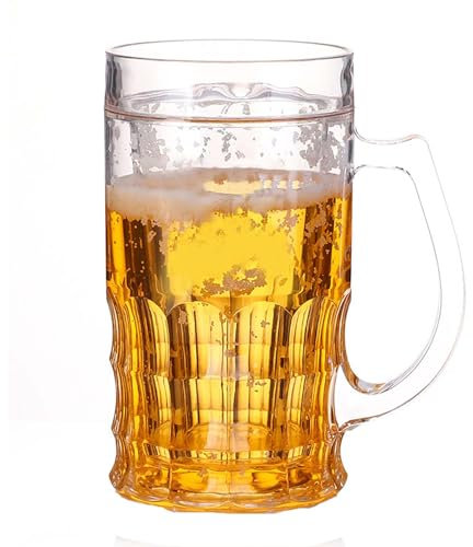 Doppelschichtiger Eisbecher, personalisierbares Whiskyglas, individuelles und gekühltes Whiskyglas, 400 ml