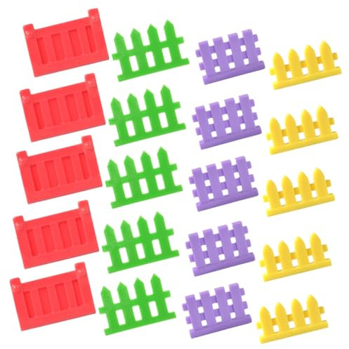 UPKOCH 24st Dekorative Miniaturzäune Mikrolandschaftsornament Blumentopf-zaunverzierung Kleiner Gartenzaun Miniatur Gartenzaun Mini -Zaun Blumenbeetzaun Zierzaun Für Mikrolandschaft Harz