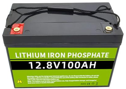 Batterie LiFePO4 12,8 V 300 Ah 200 Ah 100 Ah Batterie lithium-ion 24 V 50 Ah 200 Ah avec BMS Idéale pour le stockage d'énergie en camping-car, en bateau, hors réseau, en camping et à domicile