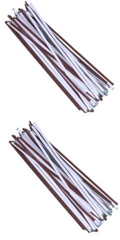 Healifty 2 Sätze Schleifpapiervertrag Schleifstreifen Selbstklebendes Schleifpapier 100 Stück * 2