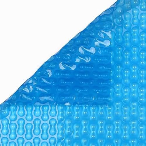 Geobubble 600 Micron Light Blue Swimming Pool Solar Covers - Various Sizes (Blue, 22ft x 12ft)