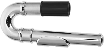 BESPORTBLE Silver Flute Head Joint Replaceable Flute Mouthpiece Elbow and Straight Tube Compatible