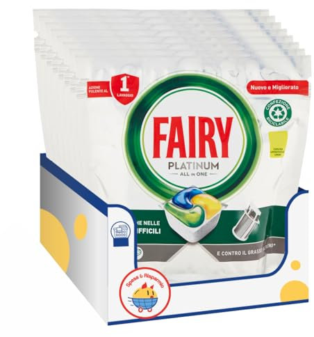 Fairy detersivo lavastoviglie in pastiglie profumo limone – Variazioni 4/8/12 Pezzi (8)
