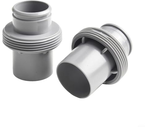 Pompa filtrante per piscina fuori terra a sabbia e tipo a cartuccia con adattatore per tubo da 38 mm da 1 5 pollici compatibile con clorinatore per acqua salata e attrezzature per piscina