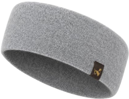 Stirnband aus 97% Alpaka – gewalkt, warm & windfest – elastisch – temperaturregulierend & atmungsaktiv – Winter-Stirnband für Damen & Herren, ideal für Outdoor Aktivitäten & Sport (hellgrau)