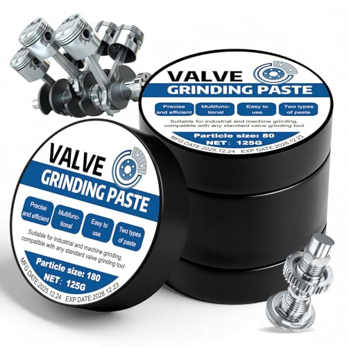 AllisWay 300g Ventileinschleifpaste, Schleifpaste Motorkomponenten Schützen | Ventilschleifpaste, Schleifpolitur Auto, Präzisionsventilpolitur, Motorleistung Wiederherstellen, für Pkw Motorräder Lkw