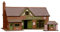 B32 Superquick Country Garage with Petrol Pump - 1/72 OO/HO - Card Model Kit
