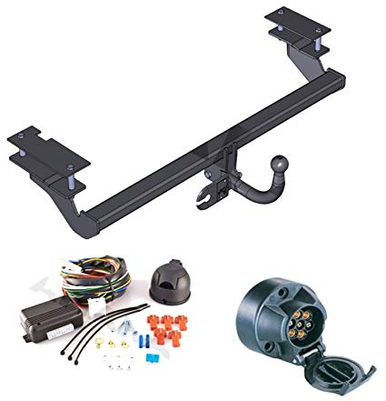 AHK Anhängerkupplung mit Elektrosatz 7 polig für Opel Astra III H 2004-2009 Schrägheck Anhängevorrichtung Hängevorrichtung - starr, mit angeschraubtem Kugelkopf