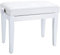 Roland Piano Bench with Vinyl Seat, Satin White - Rpb-300Wh