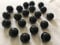 MEIERLE & Söhne 20 Stück Schwarze Golfbälle schwarz Golfball