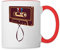Spreadshirt Die Drei Fragezeichen Tasse, Weiß/Rot, Keramik, 325 ml, Henkel, Tasse