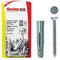 Fischer, Tasselli UX 5X30 S K con vite con vite per Muro pieno, Mattone Forato, Cartongesso
