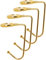 Youning Weihnachtsstrumpf Halter für Kamin Haken für Weihnachtssocken Metallstrumpfhaken Weihnachtsstrumpfclips Kleiderbügelhaken für Home Office Mantel Kamin Weihnachten Neujahr(Golden-4pcs)