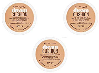 Maybelline New York Grundierung dream cushion 48 Sun Beige, 3er Pack