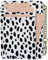 ZhaoCo Porte Monnaie Femme, Petit Portefeuille PU Cuir Porte Carte de Crédit Sac à Main avec à glissière Porte-clés pour Femme Ado Fille Cadeau - Blanc léopard