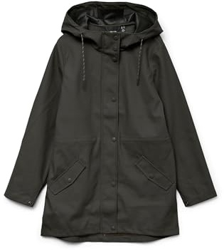VERO MODA CURVE Damen Vmmalou Coated Jacket Noos Curve Jacke, Peat, 50 Große Größen EU