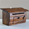Ancienne Boîte Aux Lettres Rustique en Teck Boîte Aux Lettres en Bois Massif Support Étanche À L'extérieur Décoration Suspendue pour Maison, Porche avec Relief Vintage,HaoAMZ
