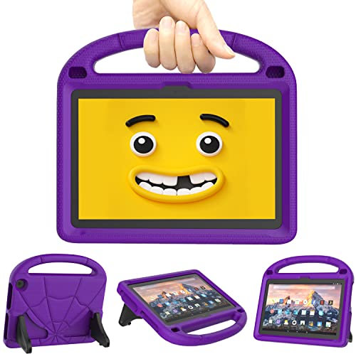 Patamiyar - Funda infantil para tablets de 8 pulgadas (ligera, a prueba de golpes, para tablets de 8), color morado