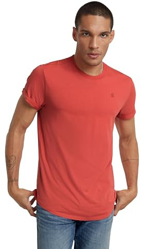 G-STAR Para Hombre Lash Jersey T-Shirt, Rosa (Finch D16396-B353-5789), S