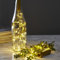 MARELIDA LED Drahtlichterkette KORKEN - für Flaschen - Flaschenlicht - 15 warmweiße LED - 75cm - Timer - gold