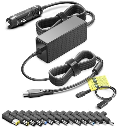 TAIFU 100W USB C Laptop Auto Ladegerät auf Universal Notebook Ladekabel für Acer Asus Lenovo HP Toshiba MEDION Sony Dell Packard Samsung Fujitsu MSI Gateway Delta LG Adapter DC 12V-24V KFZ Netzteil