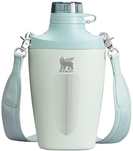 Stanley Cross Bottle 23 oz | Travel Water Bottle with Jacquard Strap | Leakproof Tritan Lid with Removable Straw | Insulated Stainless Steel | BPA-Free | Mist