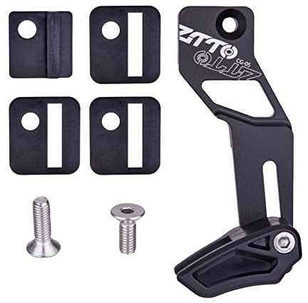 Courtieyeardceastea Leichter Kettenschutz für Mountainbike, Rennrad, Bashguard, Kettenstabilisator, schwarz, Typ 3