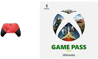 Xbox Elite Wireless Controller Series 2 - Core Edition (Red) + Game Pass Ultimate 1M