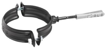 ALLINOX Kit Tubi Canna Fumaria 80 mm Per Stufa a Pellet In Acciaio Nero Antigraffio Canale Impianto Uscita Fumi Componenti Da Interno MADE IN ITALY (COLLARE)