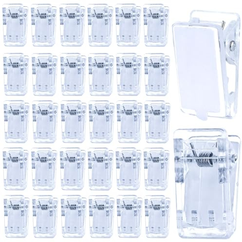 100 Stück Klebrige Federclips Selbstklebende Federklammern Transparente | Kunststoff Klebeklammern Outdoor Selbstklebend Wandclips Deko Clip Selbstklebende Wandclips für Zuhause Büro