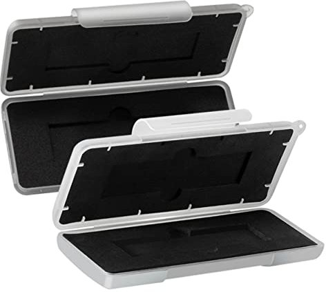 FELTECHELECTR 2 Pezzi Custodia Protettiva per Hard Disk Esterno Scatola Rigida per Trasporto e Archiviazione di Dischi Rigidi e unità a Stato Solido