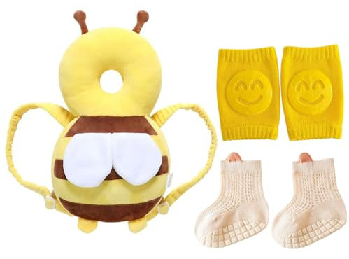 Kopfschutz Baby, Baby Kopfschutz Rucksack, Baby Head Protector, Baby Schutzkissen, Baby Kopfschutz Kissen, Kleinkind Säugling Kopfschutz, Kleinkind Kopfschutzpolster Rucksack Elastische Tragehilfe