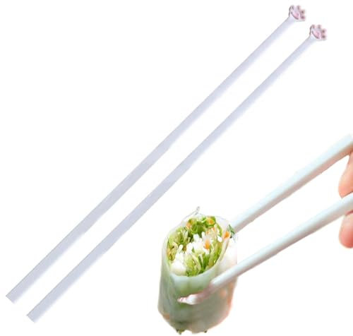 Cat Paw Chopsticks, Reusable Non-Slip Chop Sticks, Unique Cute Pink Paw Prints, Training Chopsticks for Kitchen, Home, Hotel, Restaurant, Party, Asian Dishes, Sushi, Noodles (Pink)