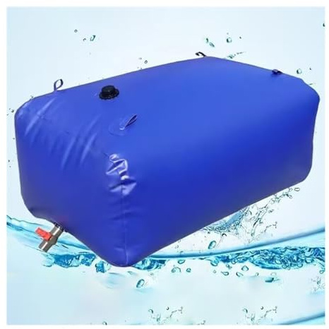 Tragbarer Wasserbeutel for LKW-Ladeflächen, großer Wasser-Bob-Badewannen-Notwasserbeutel for Wohnmobile und Autocamping im Freien(1.8x1.2x0.7m/1500L/396.3gal)