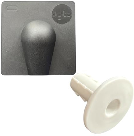 External Brick Buster Cable Entry Cover Plate and Cable Wall Entry Cover, 8mm Hole, Black, Wall Mounted, Weatherproof, Outdoor Wall Entry Tidy 1 of Each