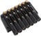 Generic 7 Cordes Pont de Guitare sans Tête avec Excellent Matériau en Laiton pour Vibrations de Cordes Stables et Installation Rapide, Couleur Noire (GA1127)